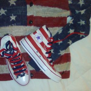 American Flag Converse
